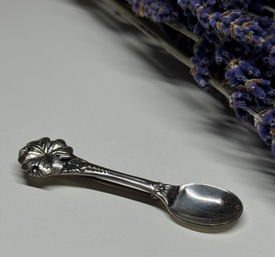 925 Sterling Silver Spoon Brooch