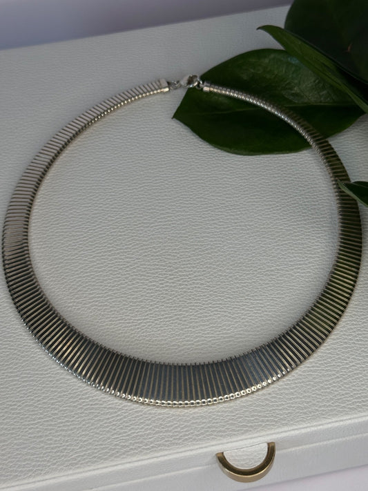 Elegant Design 925 Sterling Silver Necklace Length 17 Inch