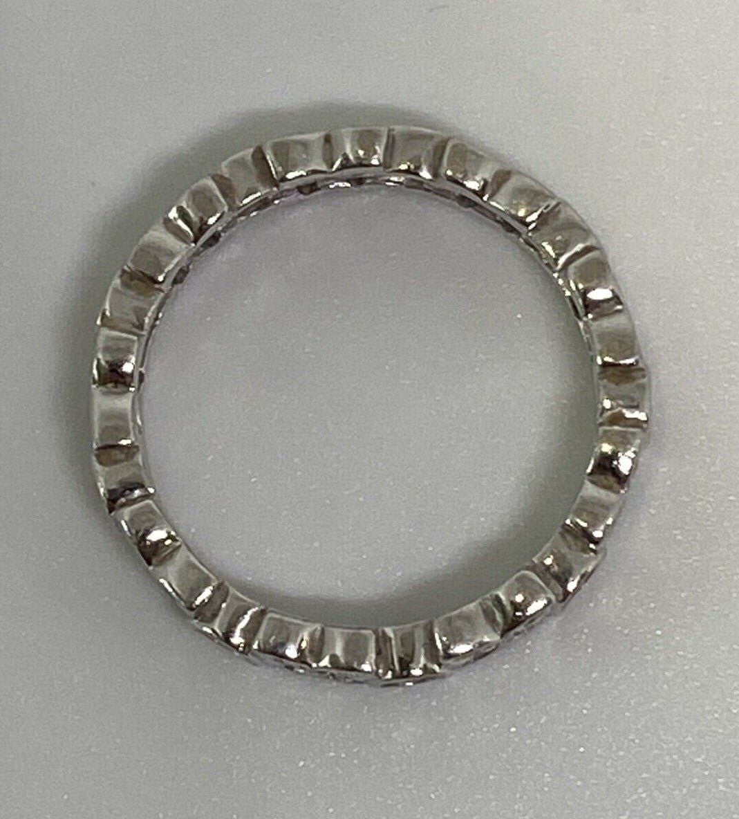 925 Sterling Silver CZ Ring Size 7
