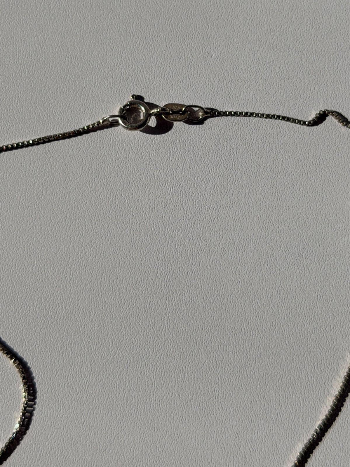 Vintage 925 Sterling Silver Black Onyx Cross Necklace Length 18 in