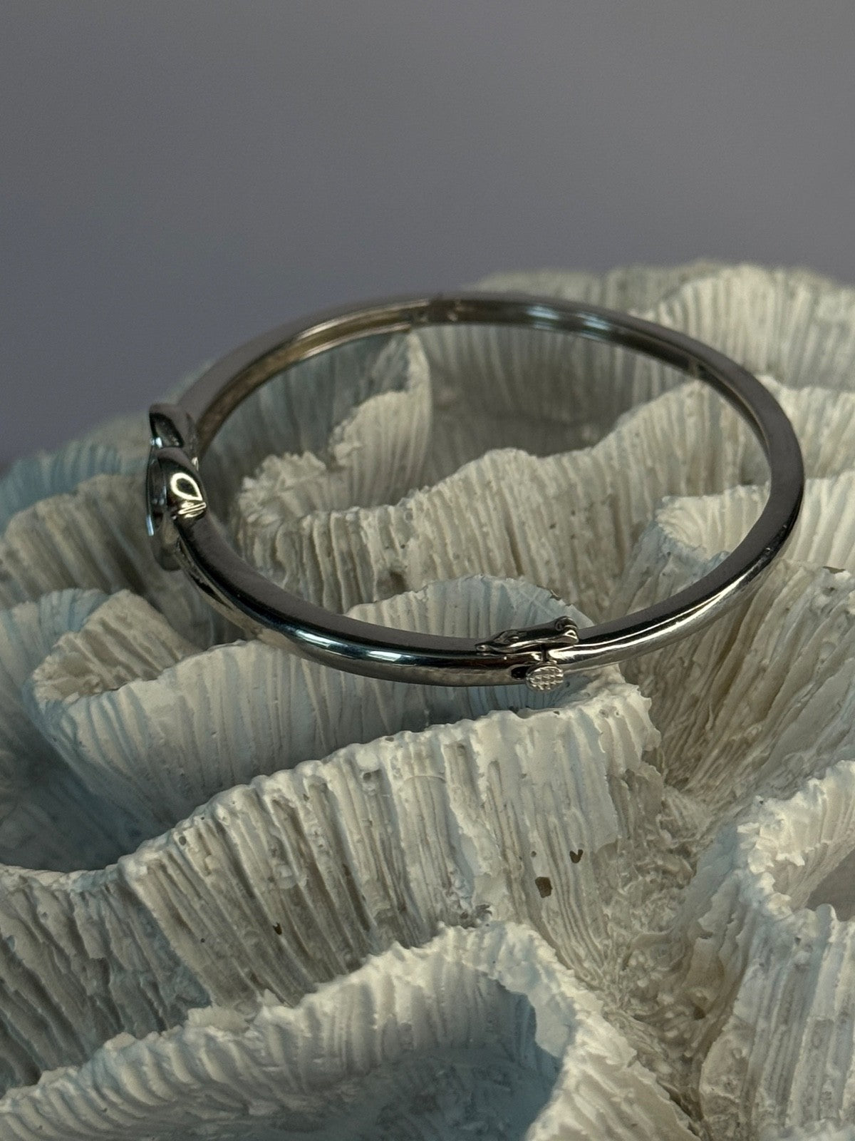 925 Sterling Silver NDI Diamond Heart Bracelet