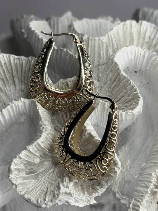 MWS Vintage 925 Sterling Silver Earrings