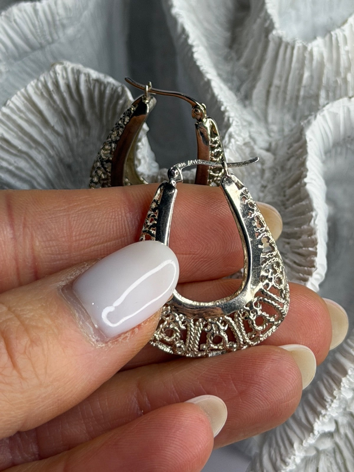 MWS Vintage 925 Sterling Silver Earrings