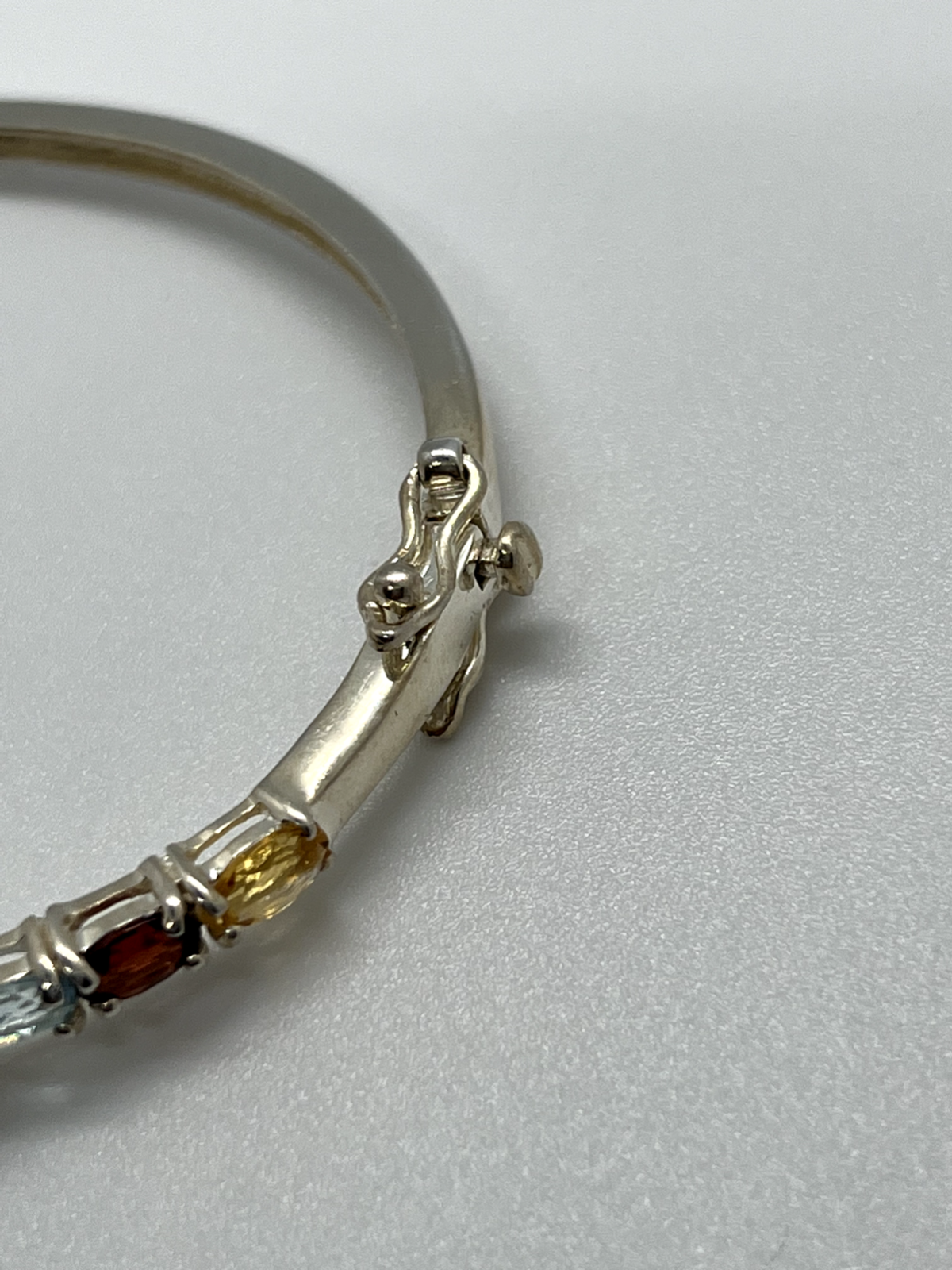 925 Sterling Silver Spinel Bracelet