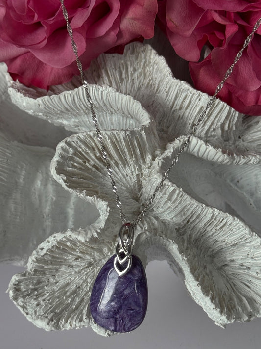 DK 925 Sterling Silver Chariote Necklace Length 20/18 inch