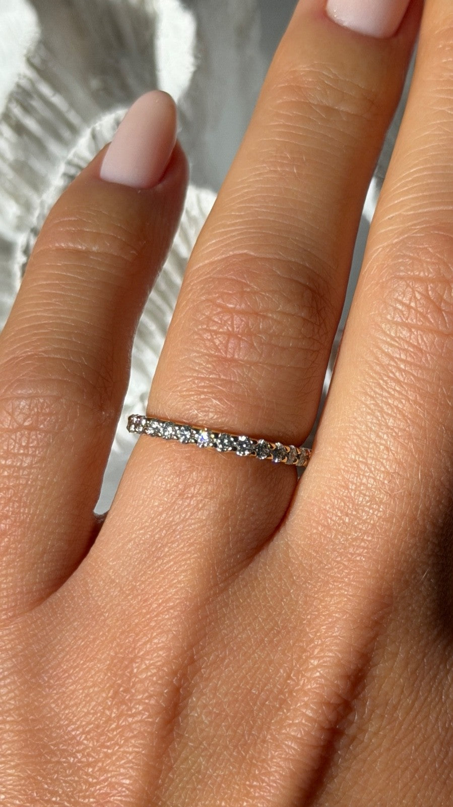 Custom 14K Yellow Gold Diamond 0.77 ct Ring Size 6