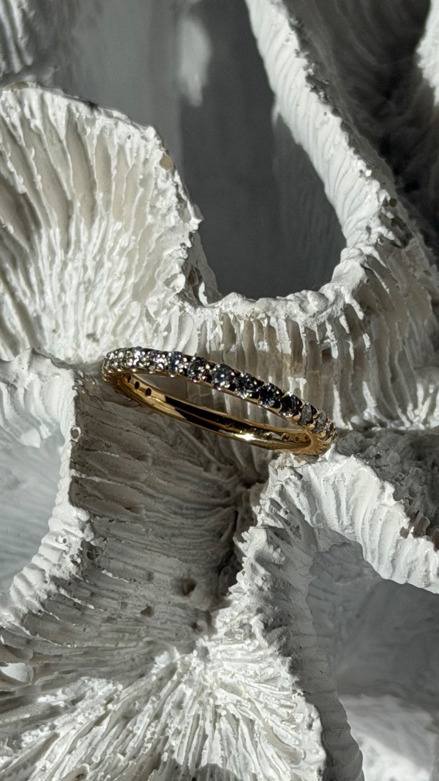Custom 14K Yellow Gold Diamond 0.77 ct Ring Size 6