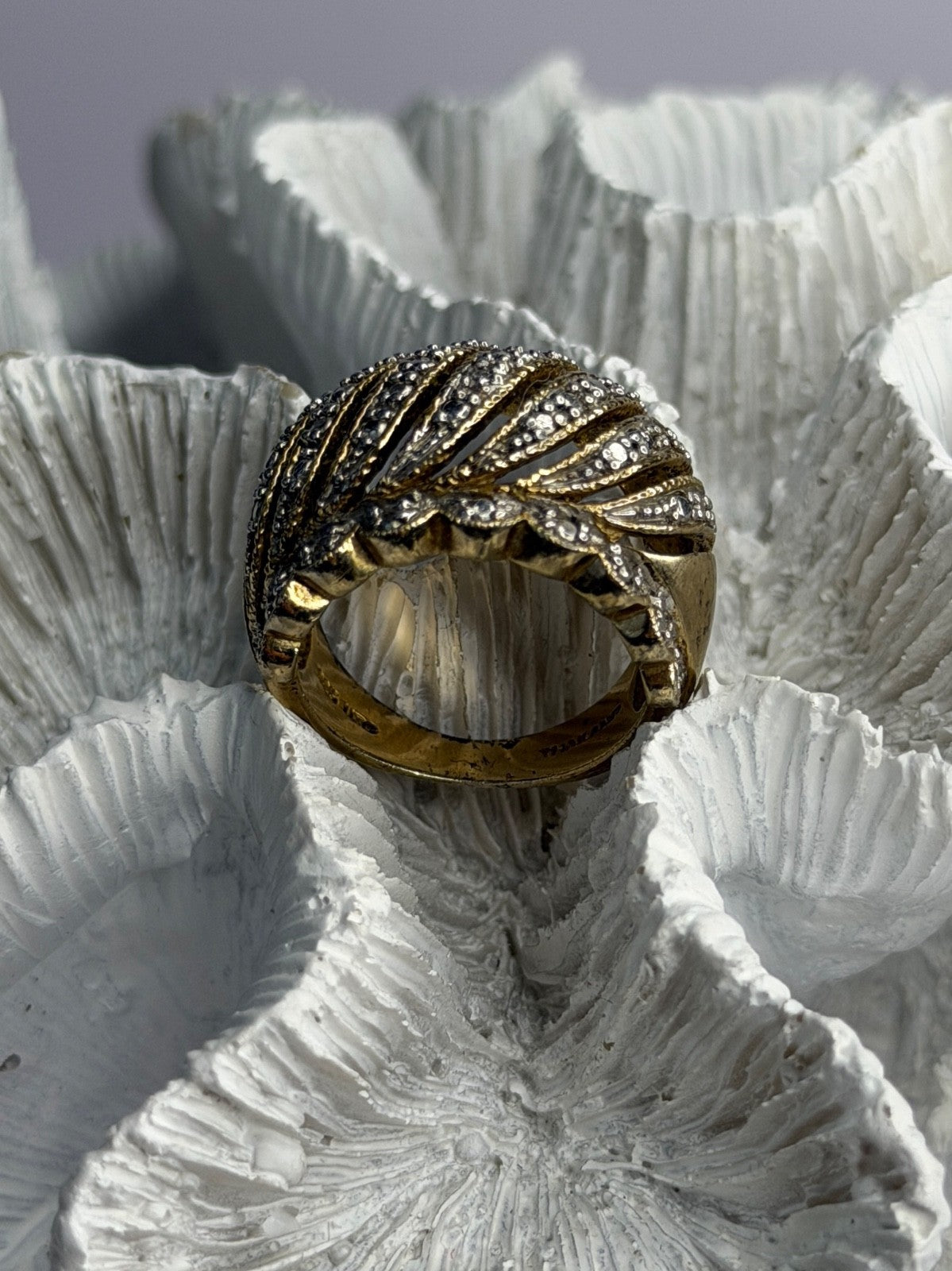 Vintage Design 925 Sterling Silver Ring Size 7