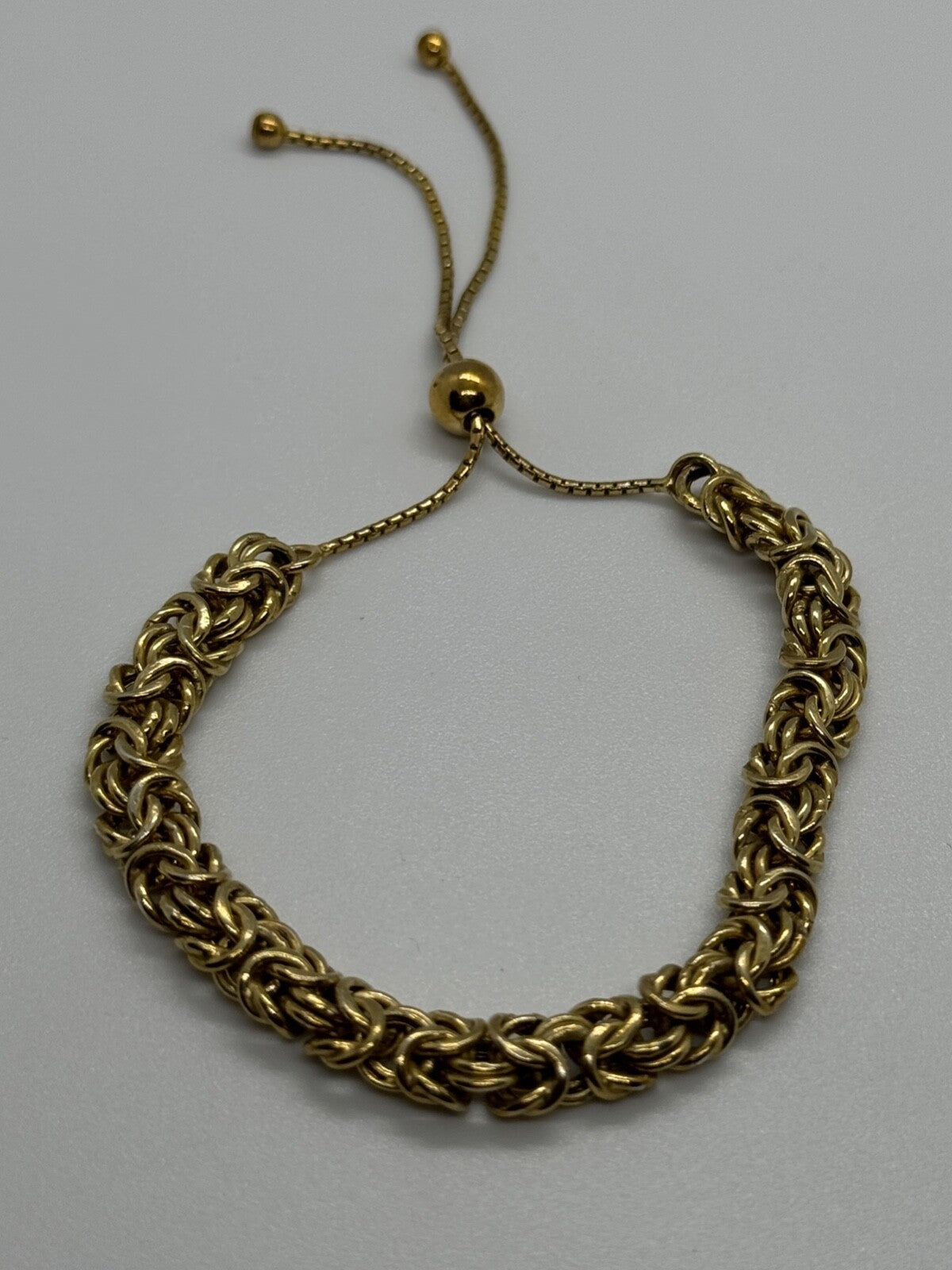925 Sterling Silver Gold Plated Milor Italy Bracelet