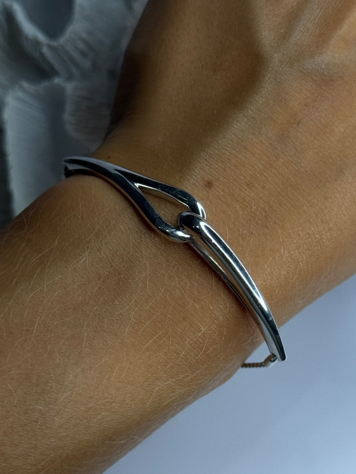 Elegant 925 Sterling Silver Bracelet Sizable