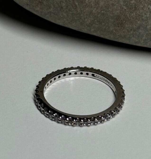 925 Sterling Silver CZ Ring Size 5.5