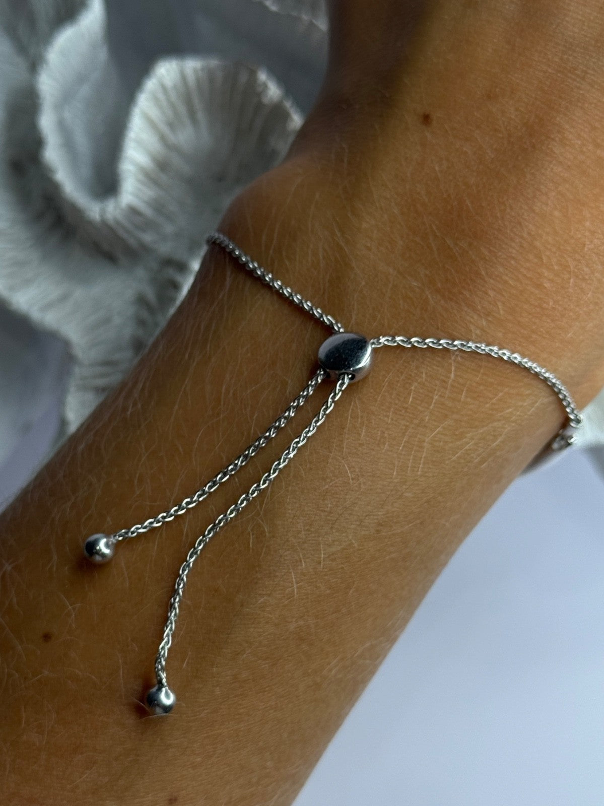Elegant 925 Sterling Silver Bracelet Sizable