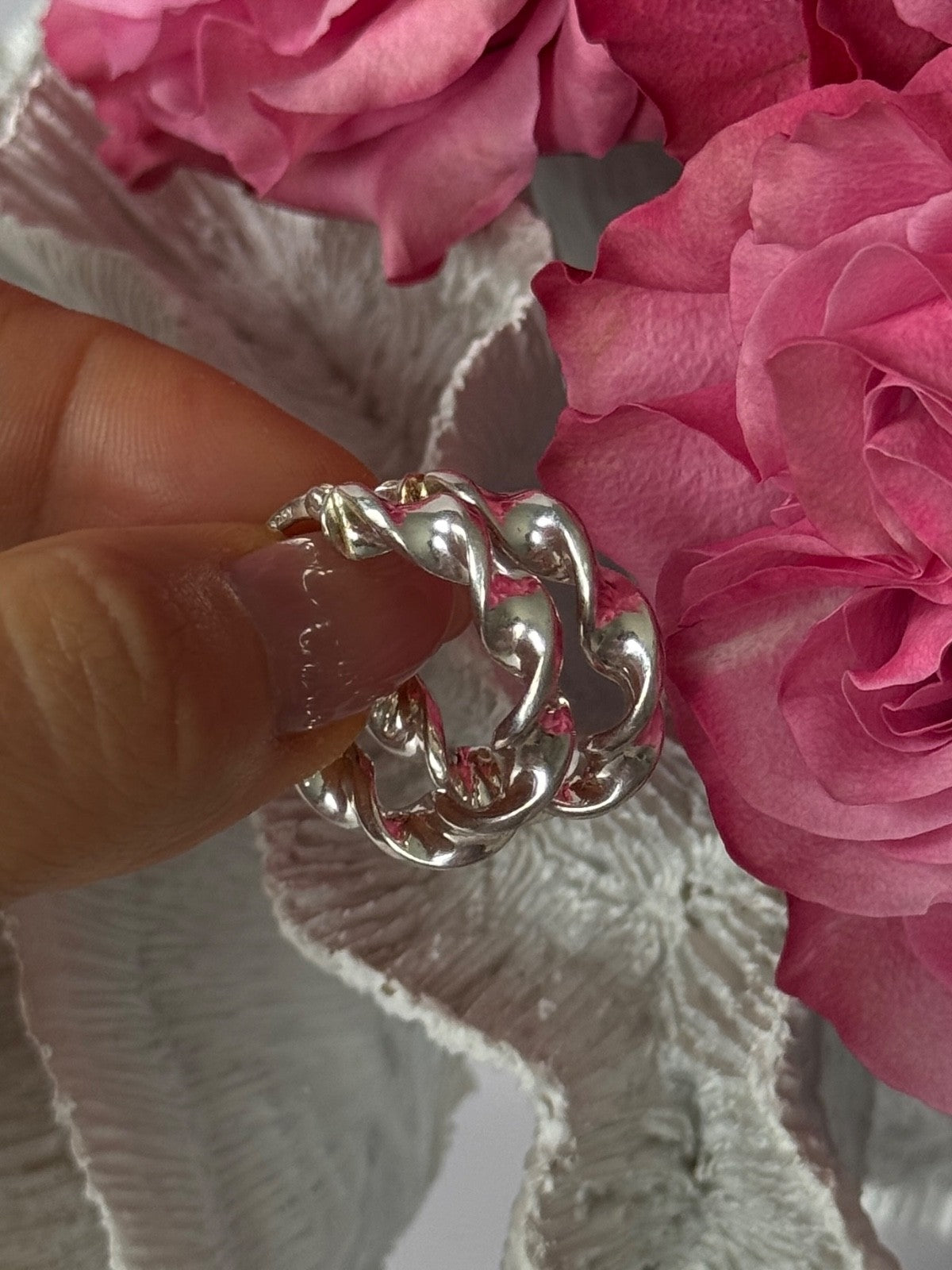 Elegant Design 925 Sterling Silver Hoop Earrings
