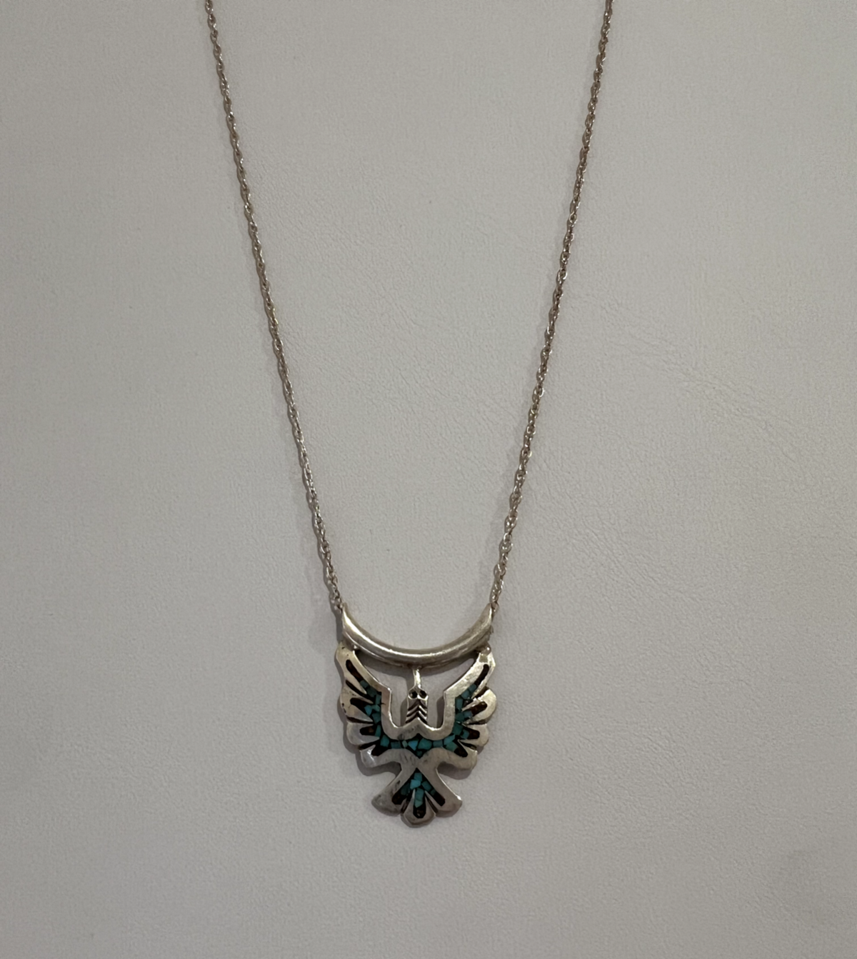 925 Sterling Silver Turquoise Necklace