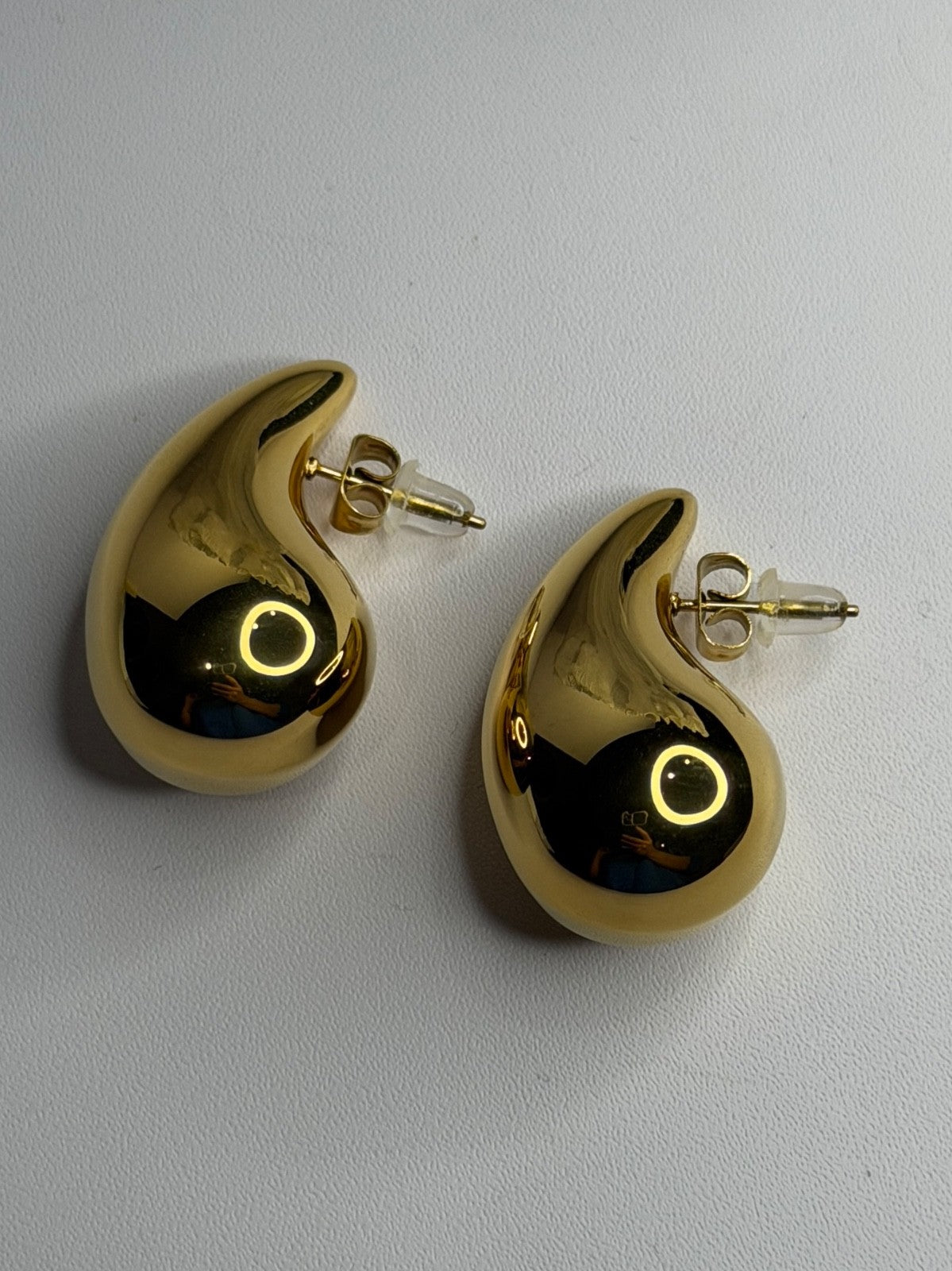 18K Yellow Gold Plated Drop Earrings
