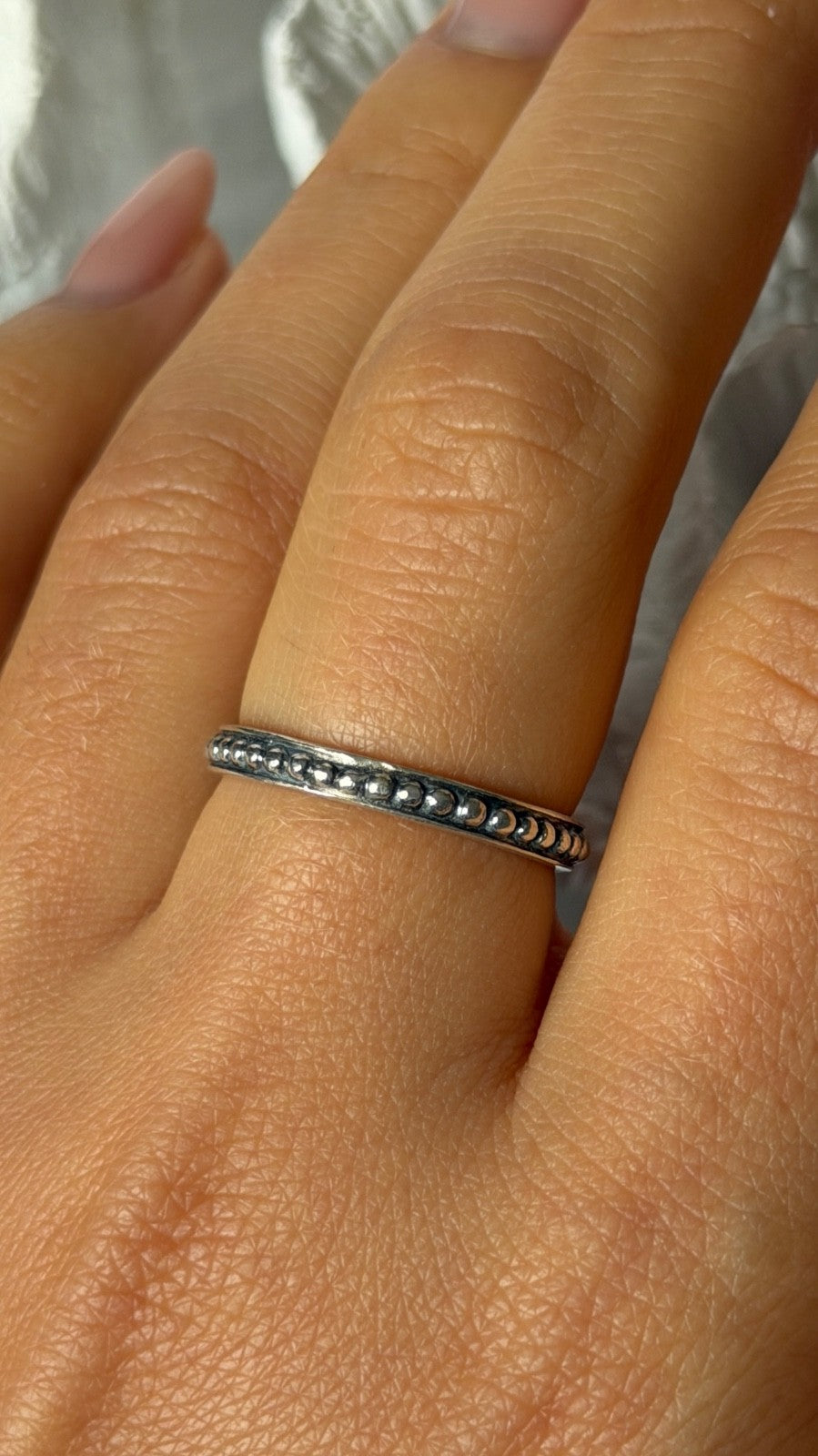 925 Sterling Silver Ring Size 8