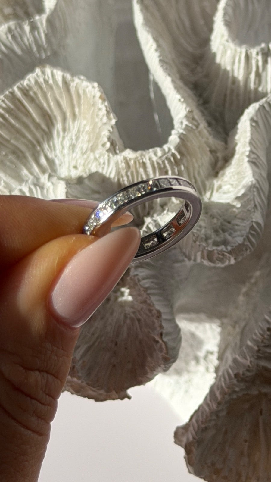 Custom Platinum Diamond 1.86 ct Band Ring Size 6.5