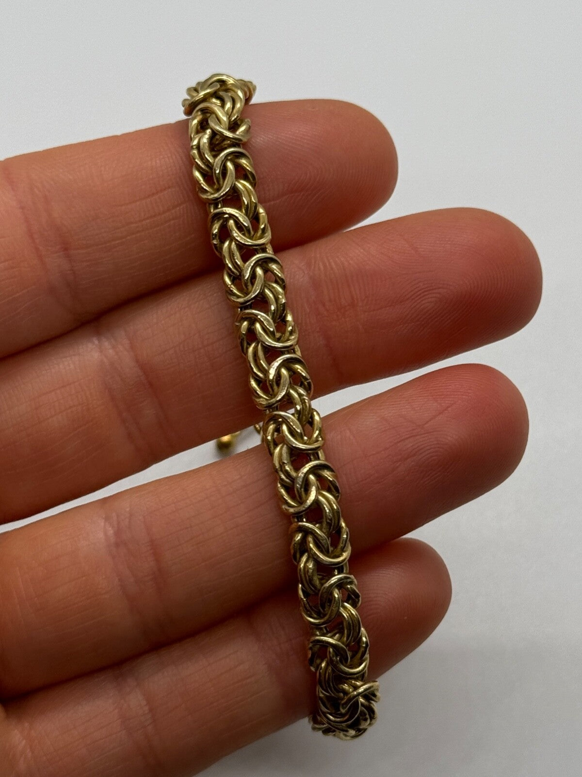 925 Sterling Silver Gold Plated Milor Italy Bracelet