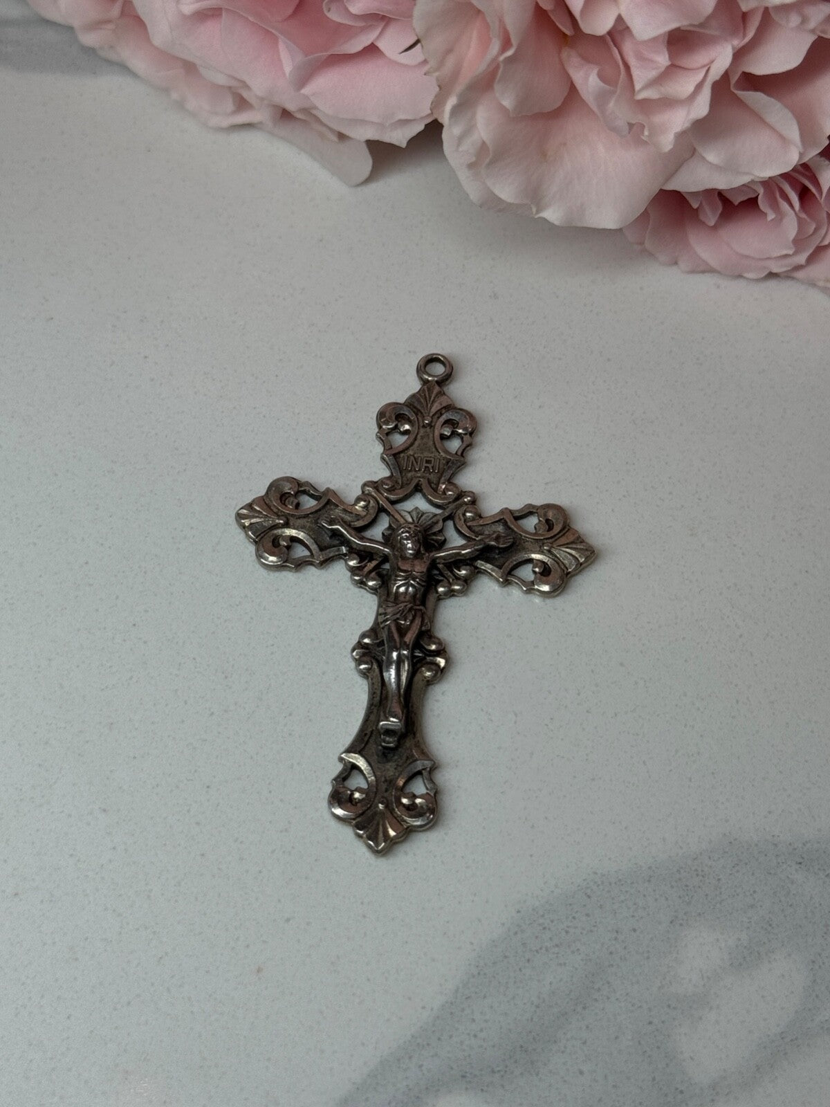 925 Sterling Silver Cross Length 2.3 In