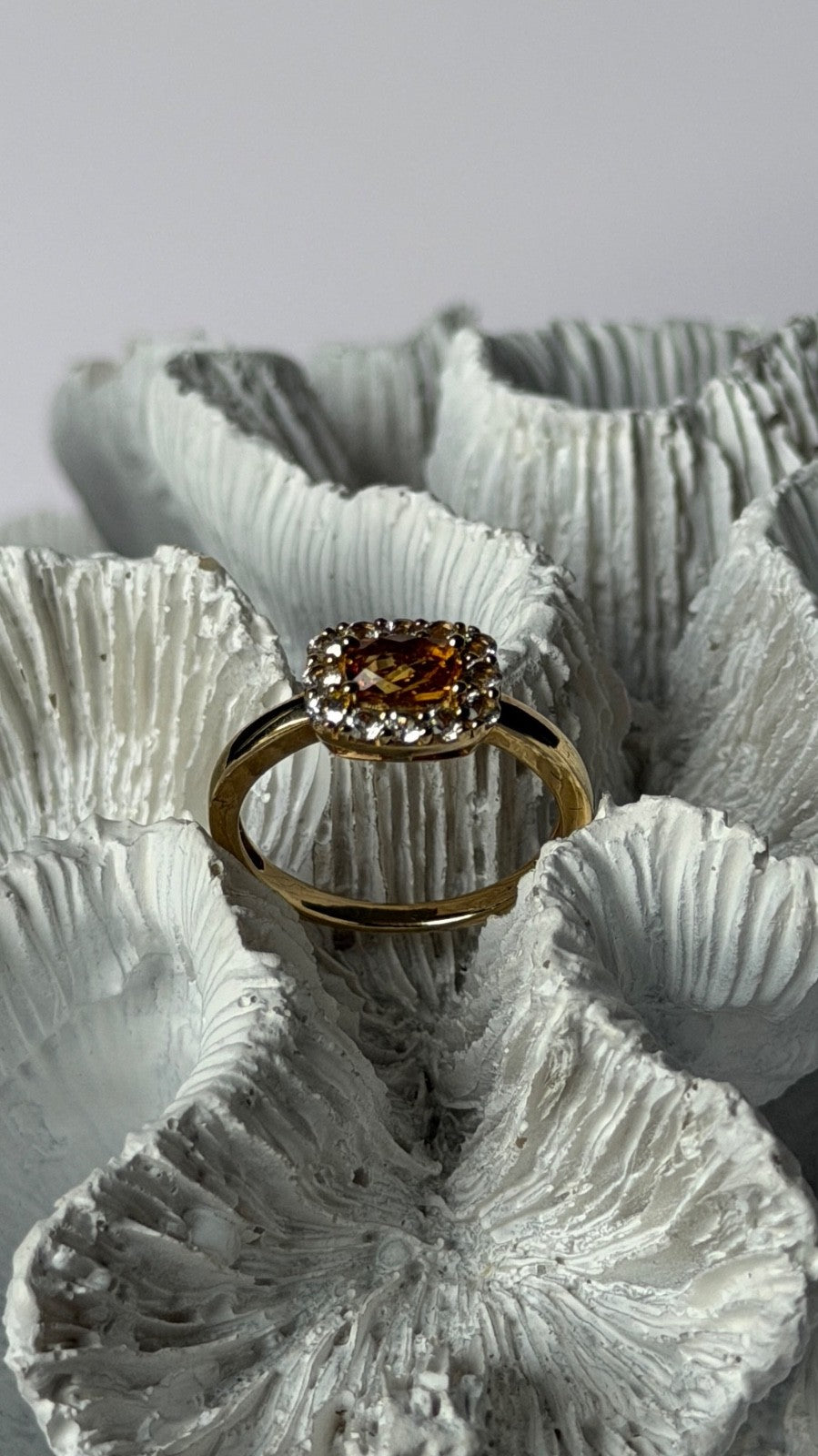 Le Vian 14K Yellow Gold Citrine & Beryl Ring Size 7.5