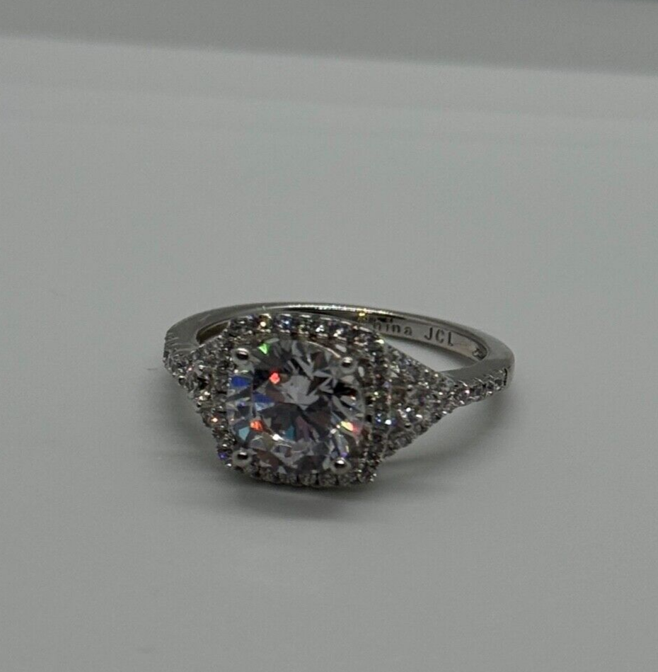 925 Sterling Silver CZ Ring Size 9.5
