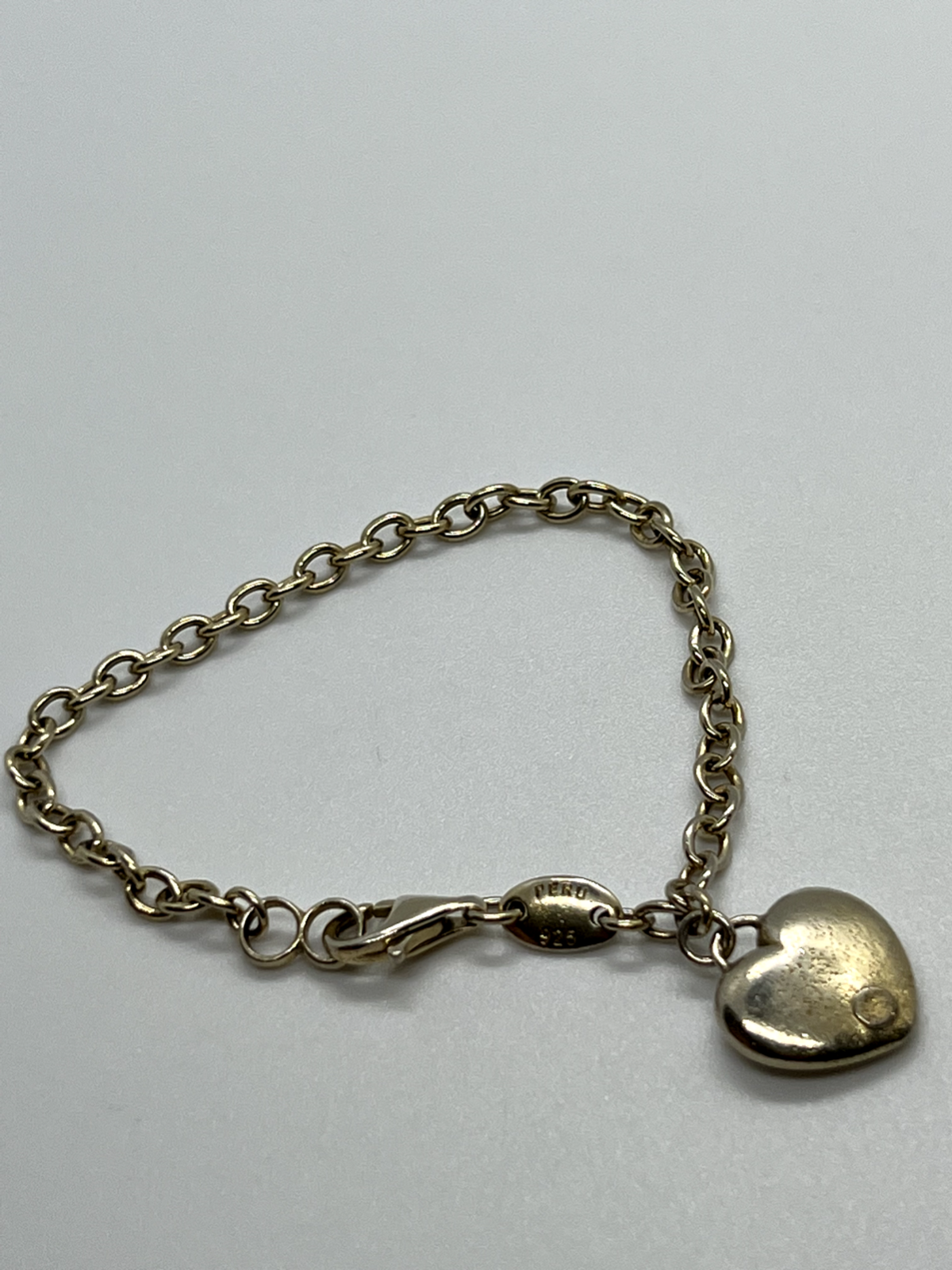 925 Sterling Silver Charles Garnier Heart Bracelet