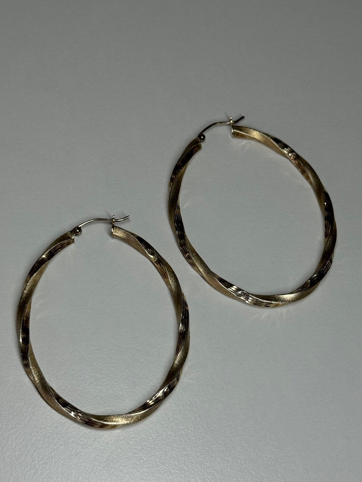 925 Sterling Silver Earrings Length 53.5 Mm