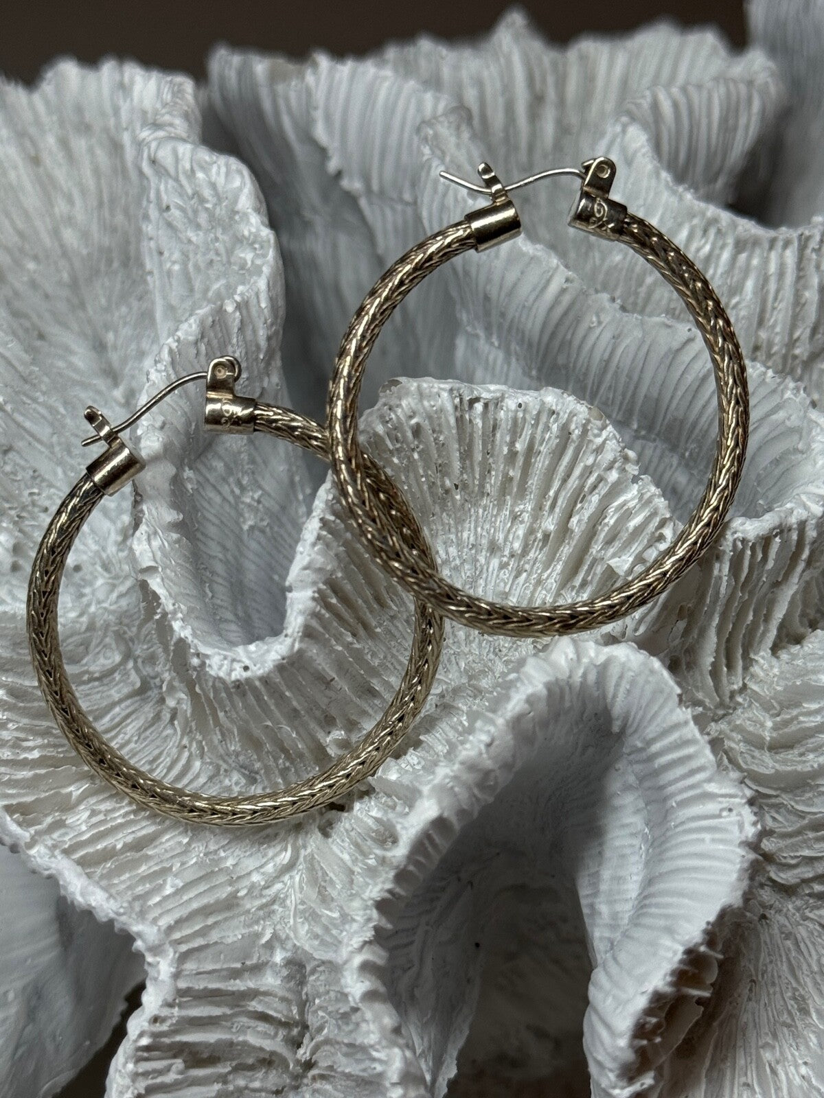 925 Sterling Silver Earrings Length 1.5 Inch