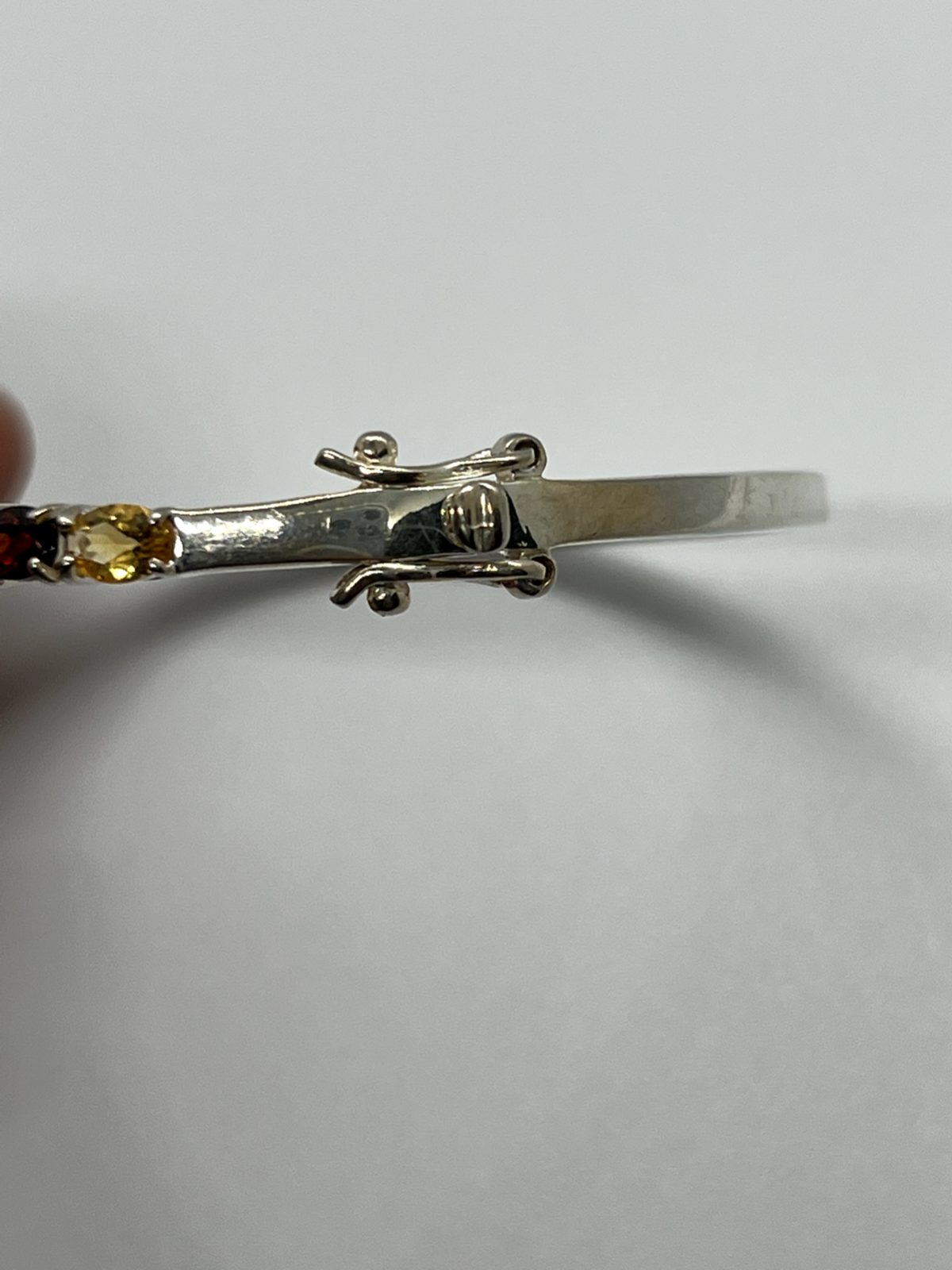 925 Sterling Silver Spinel Bracelet