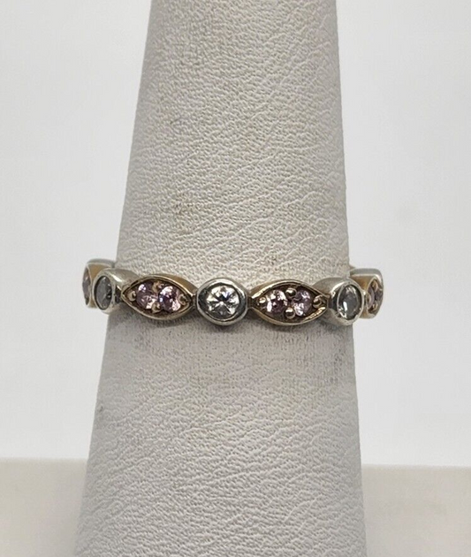 925 Sterling Silver CZ Ring Size 7