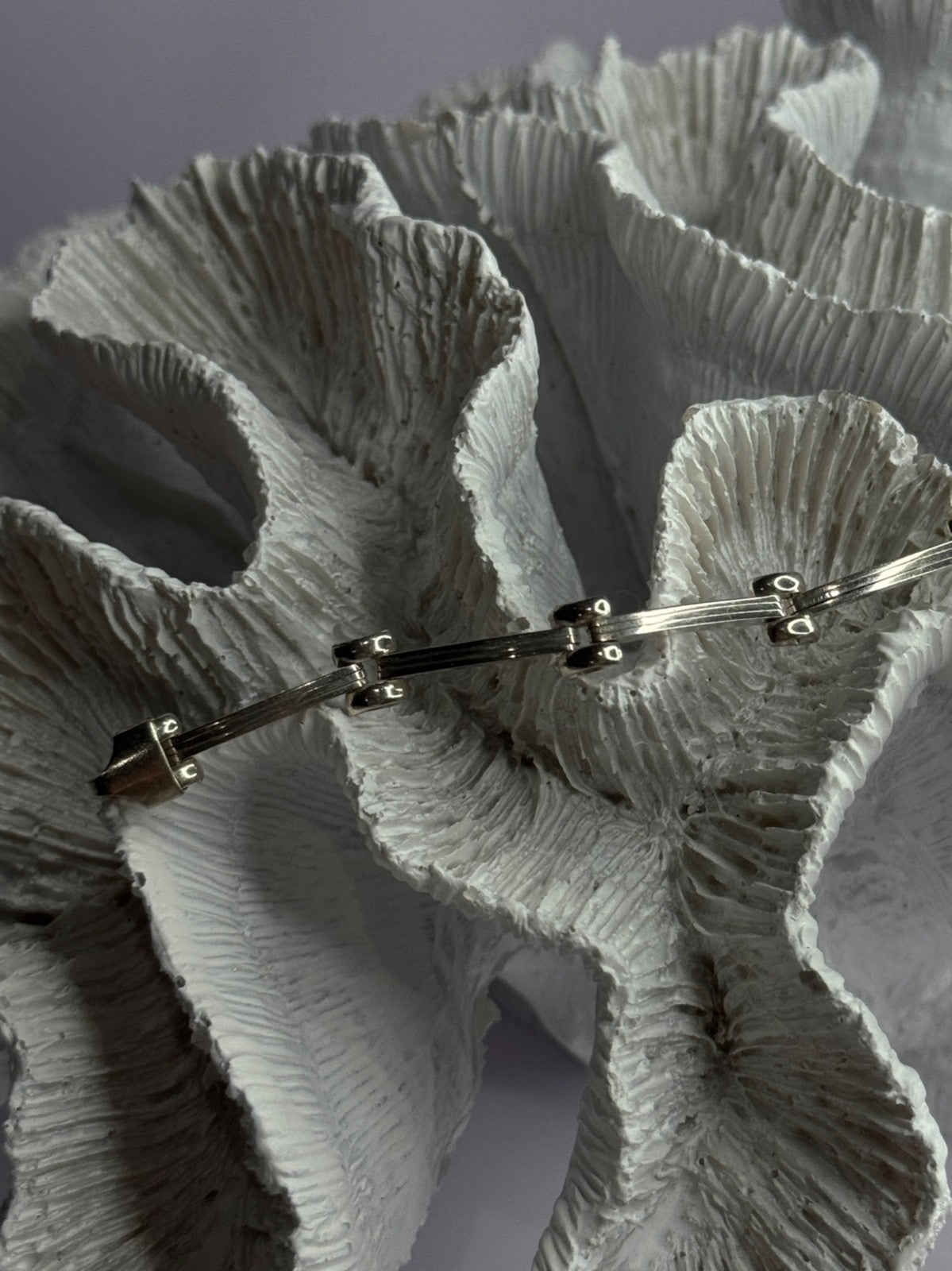 Elegant Italy 925 Sterling Silver Bracelet Length 7