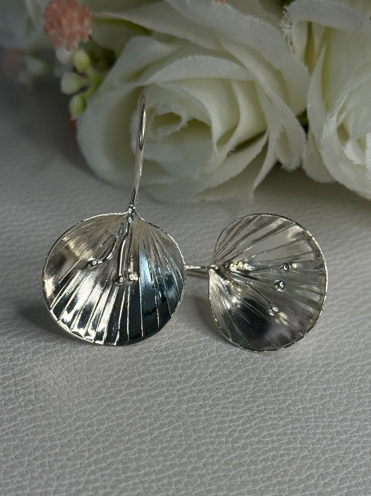 925 Sterling Silver Earrings Length 1.30 Inch