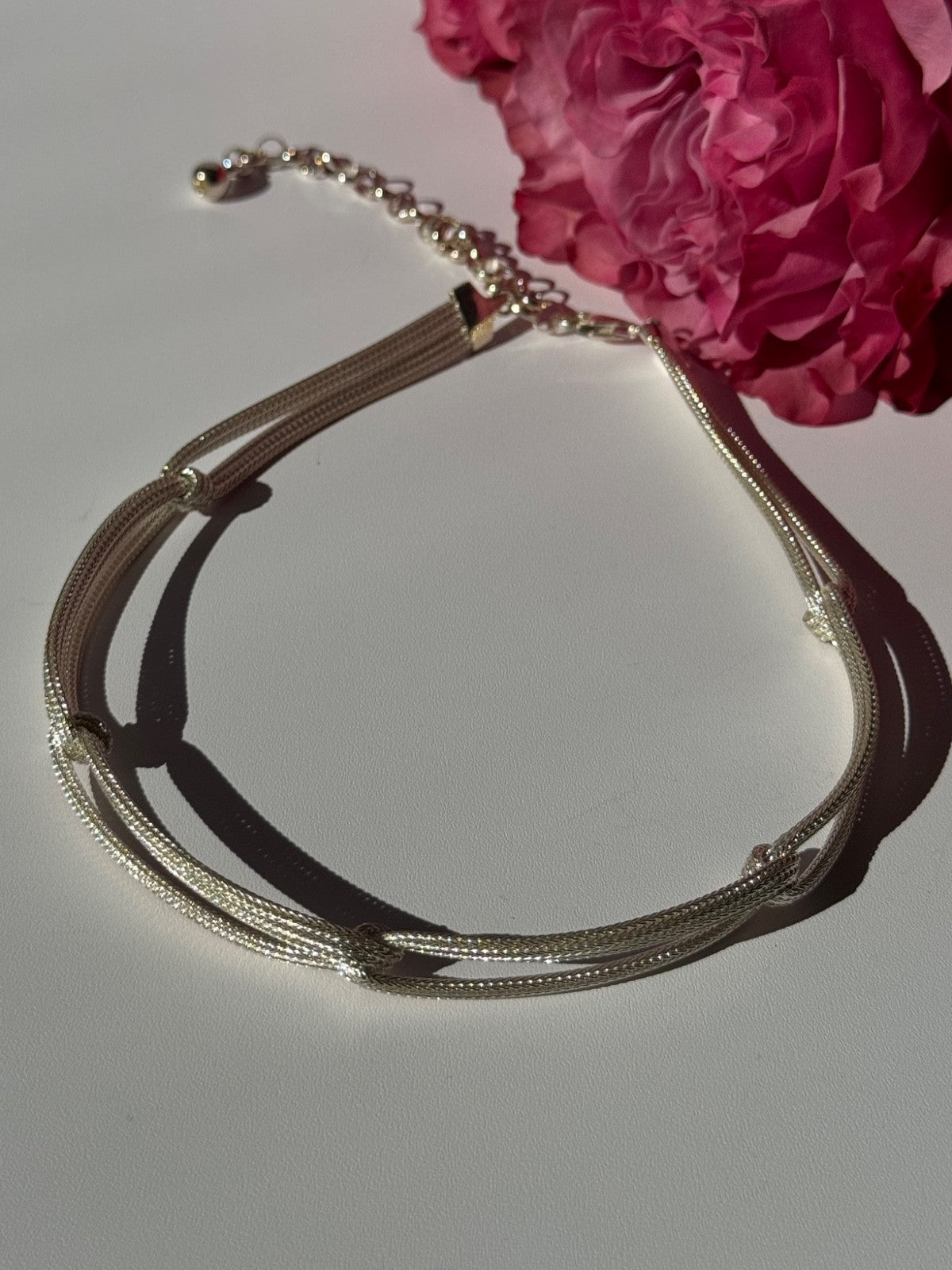 Italy Milor 925 Sterling Silver Necklace Length 13/17 Inch
