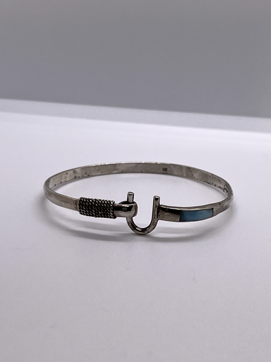 925 Sterling Silver Larimar Bracelet