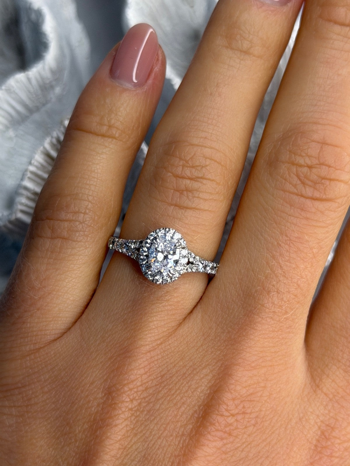 GOC 925 Sterling Silver Cz 1.48 ct Ring Size 7