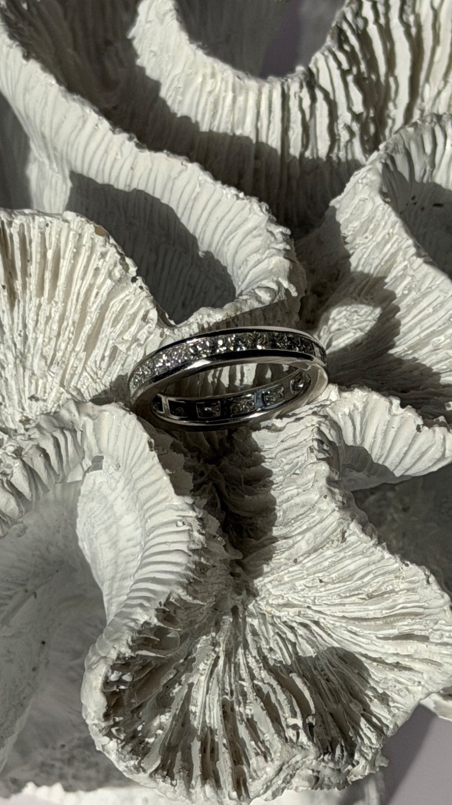 Custom Platinum Diamond 1.86 ct Band Ring Size 6.5