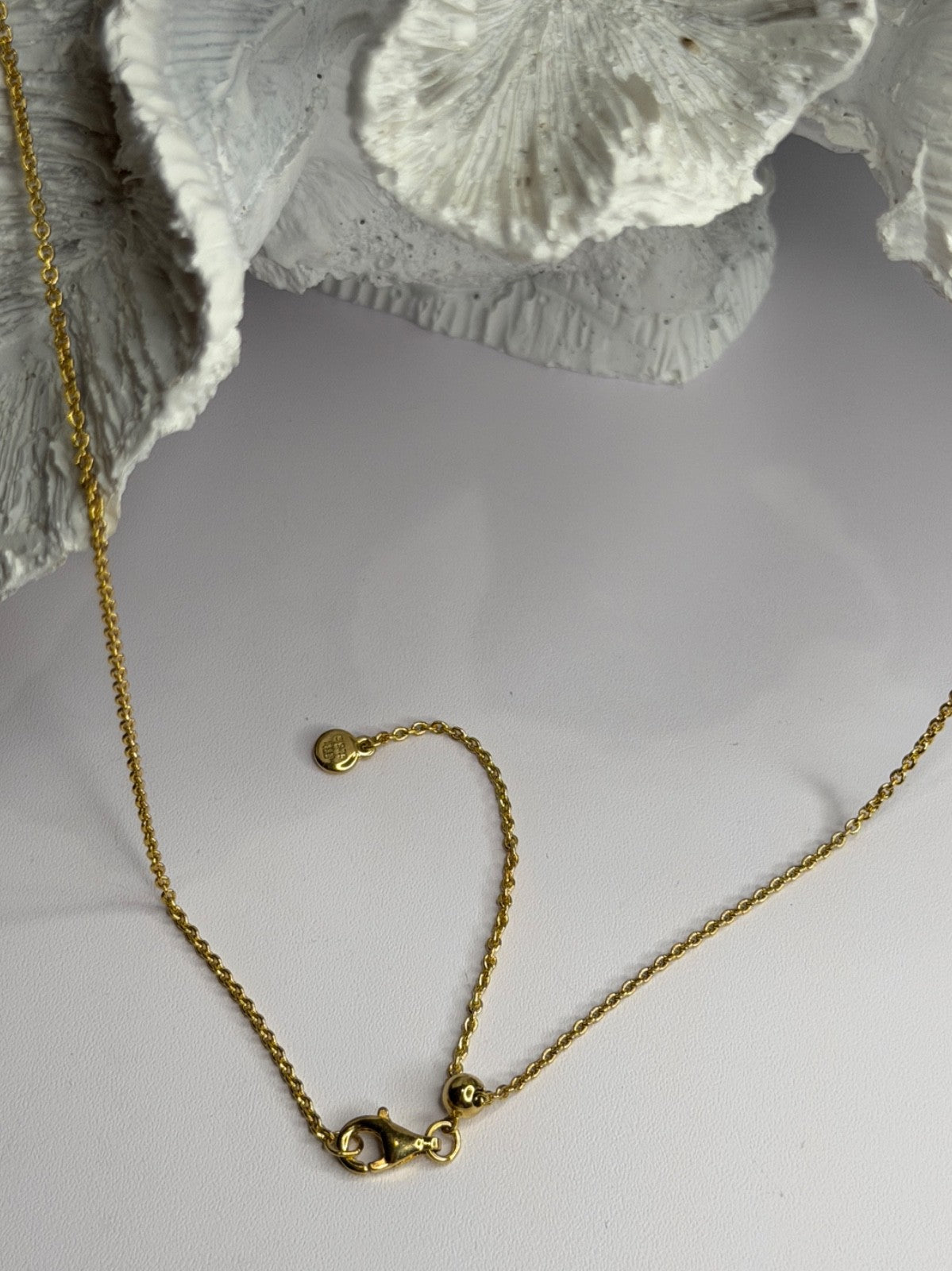 Pandora 925 Sterling Silver Gold Plated Chain