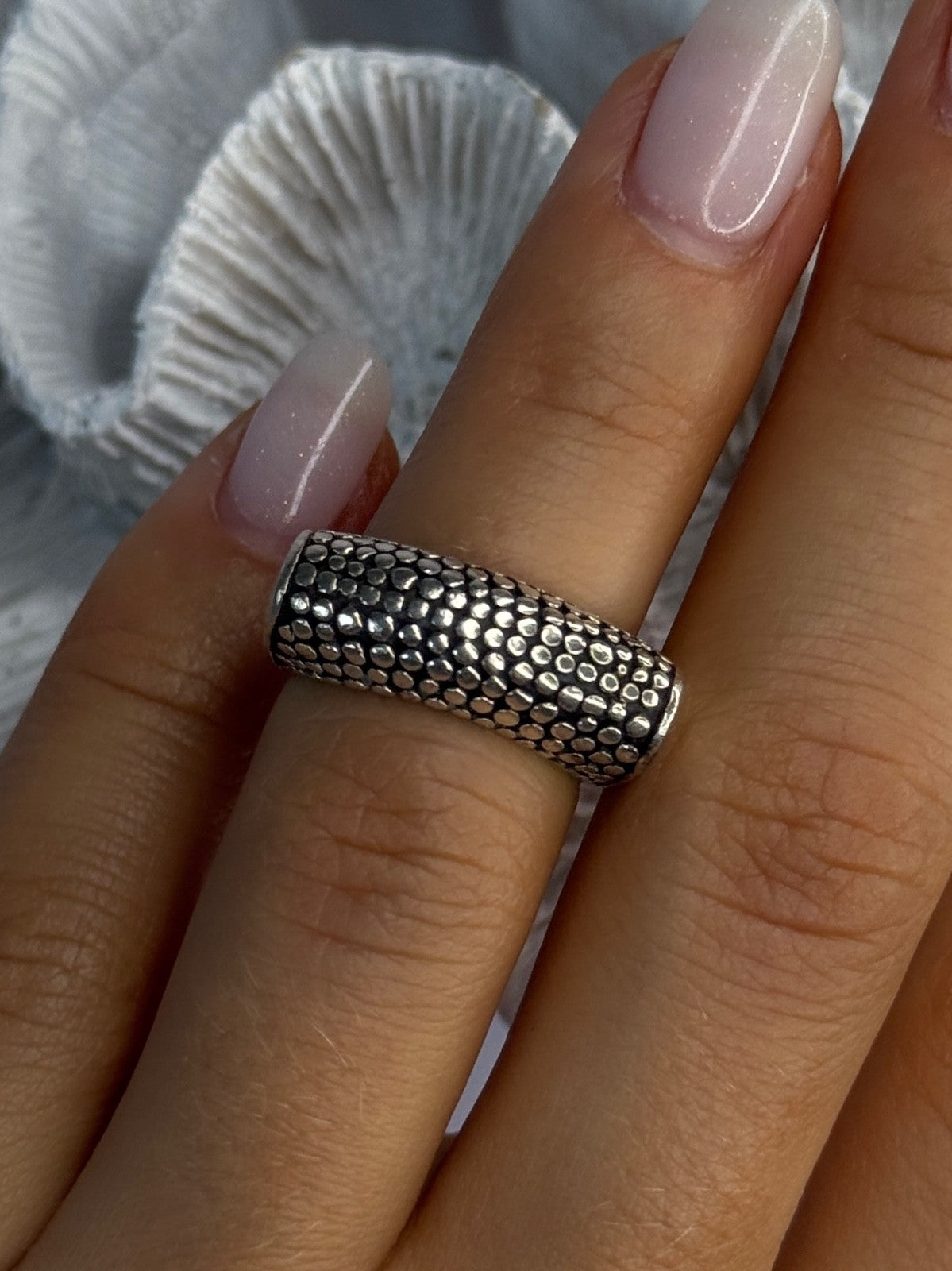 Unique Design 925 Sterling Silver Ring Size 5