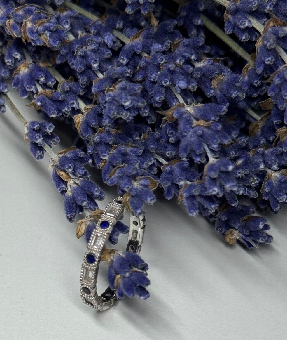 925 Sterling Silver CZ Ring Size 6.5