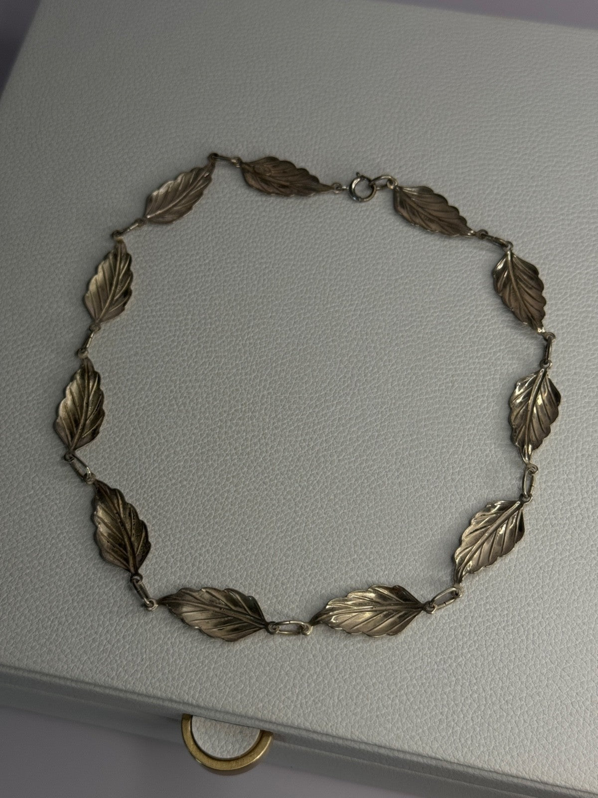 Danecraft 925 Sterling Silver Leaves Necklace Length 15 Inch