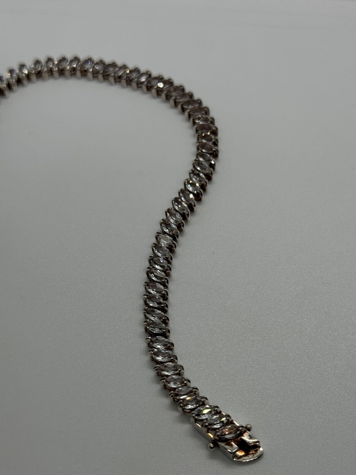 925 Sterling Silver Tourmalines Bracelet