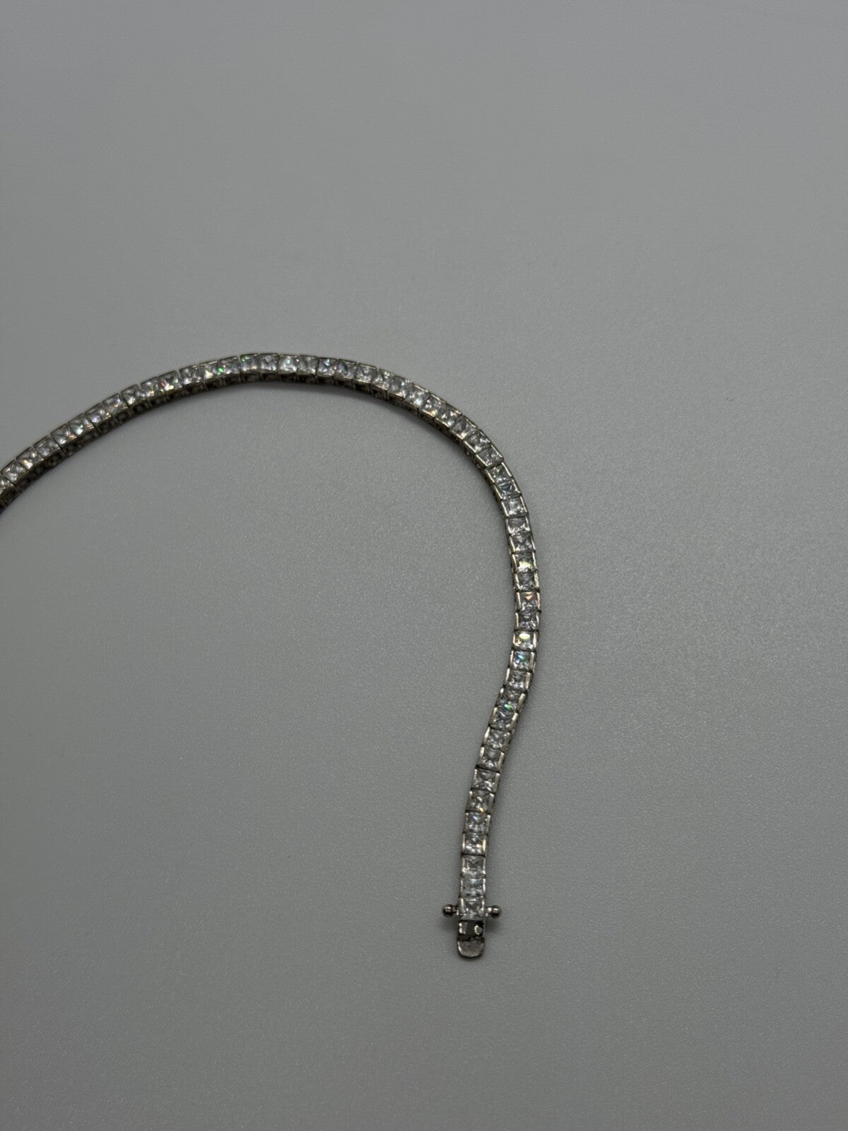 925 Sterling Silver CZ Bracelet