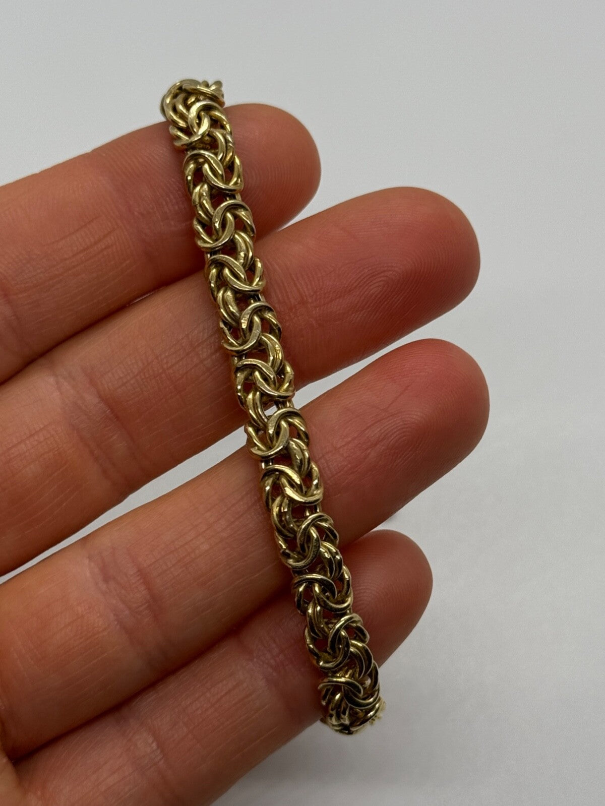 925 Sterling Silver Gold Plated Milor Italy Bracelet