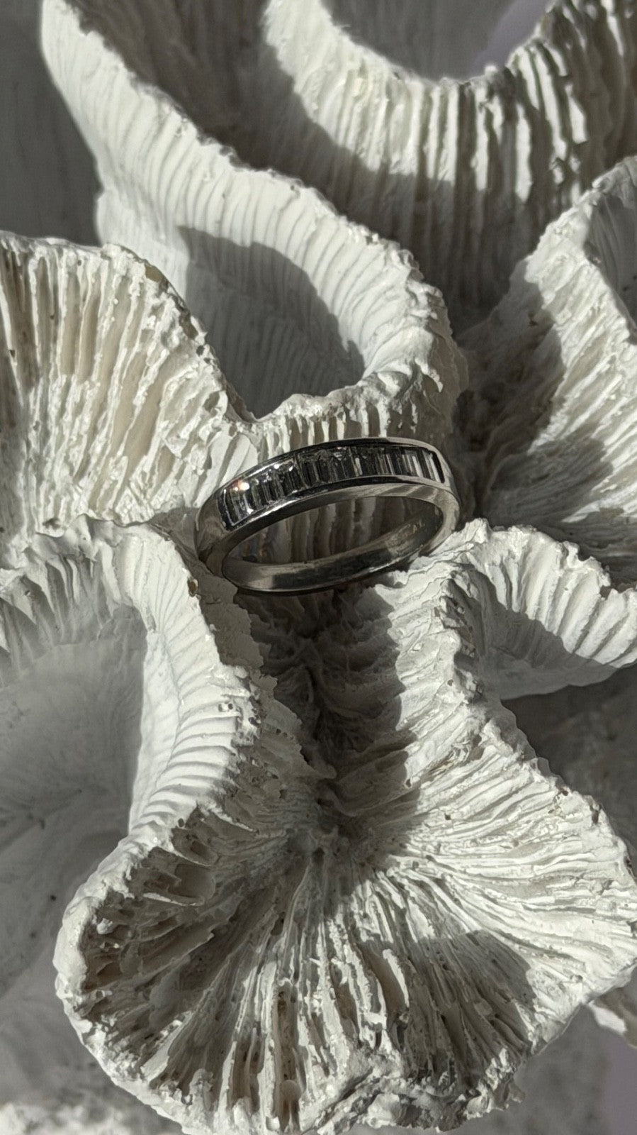 Classy Platinum Diamond 0.48 ct Ring Size 5.5
