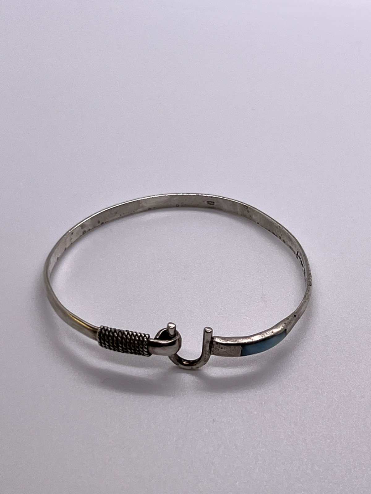 925 Sterling Silver Larimar Bracelet