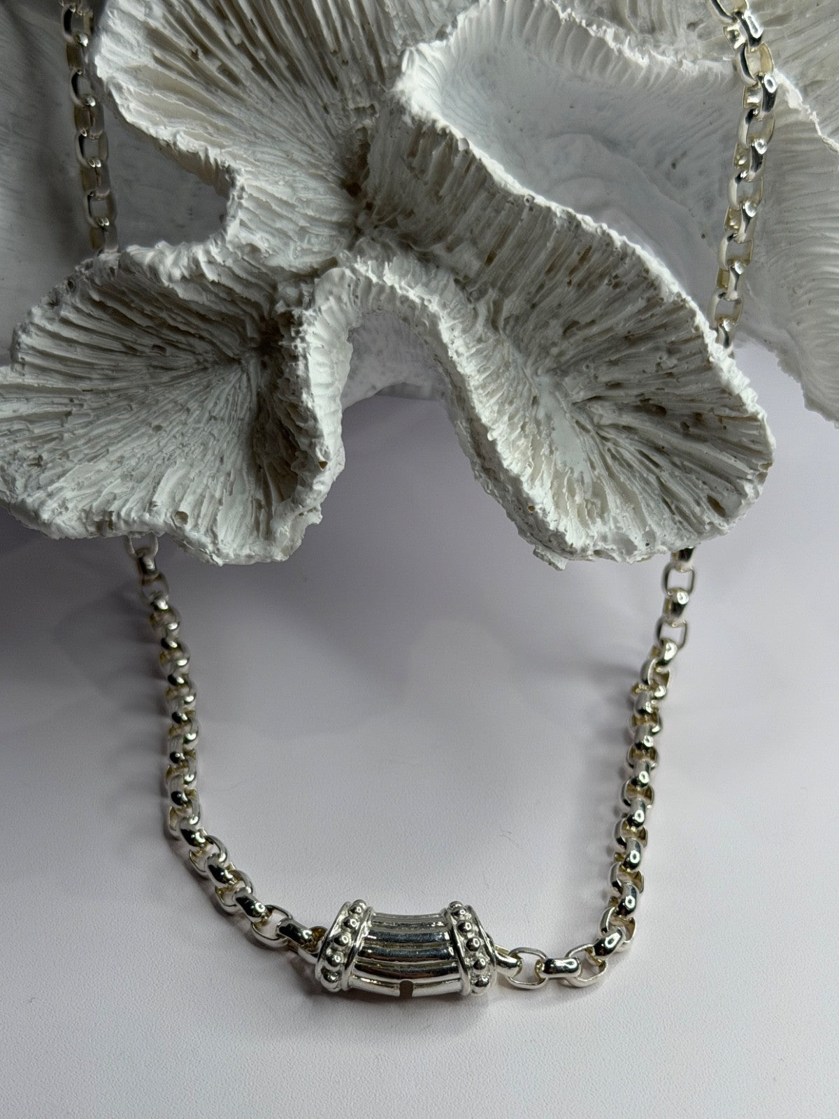 Prochain 925 Sterling Silver Charm Necklace Length 18 in