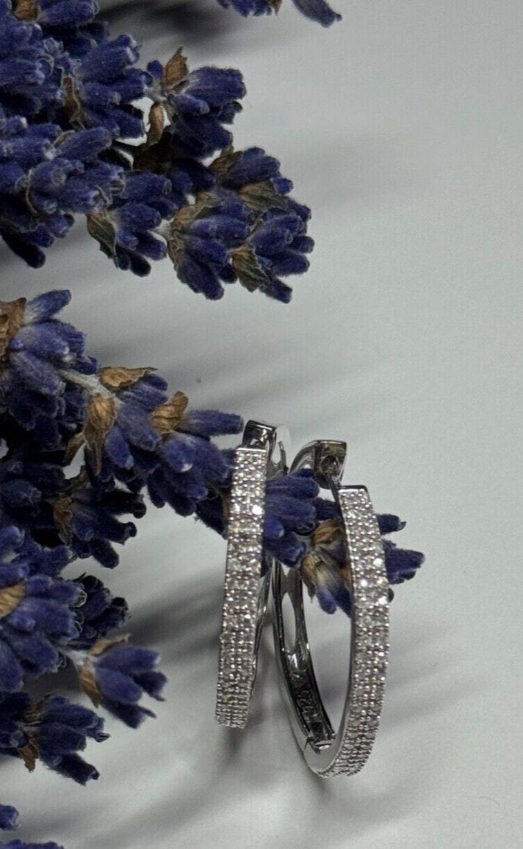 925 Sterling Silver CZ Earrings
