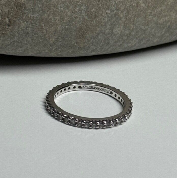 925 Sterling Silver CZ Ring Size 5.5