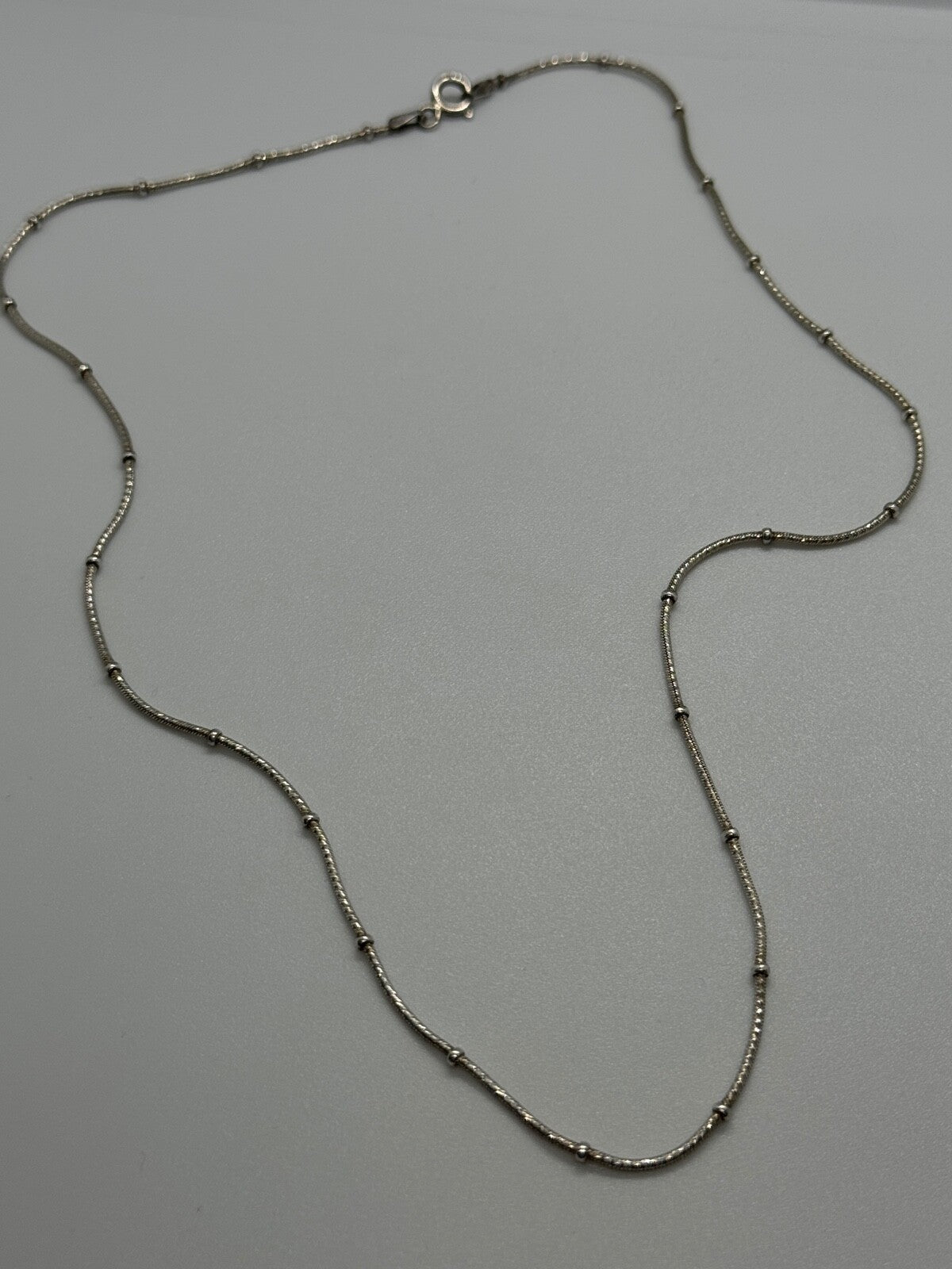 925 Sterling Silver Necklace Italy