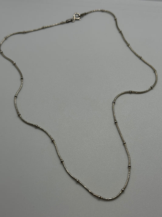 925 Sterling Silver Necklace Italy